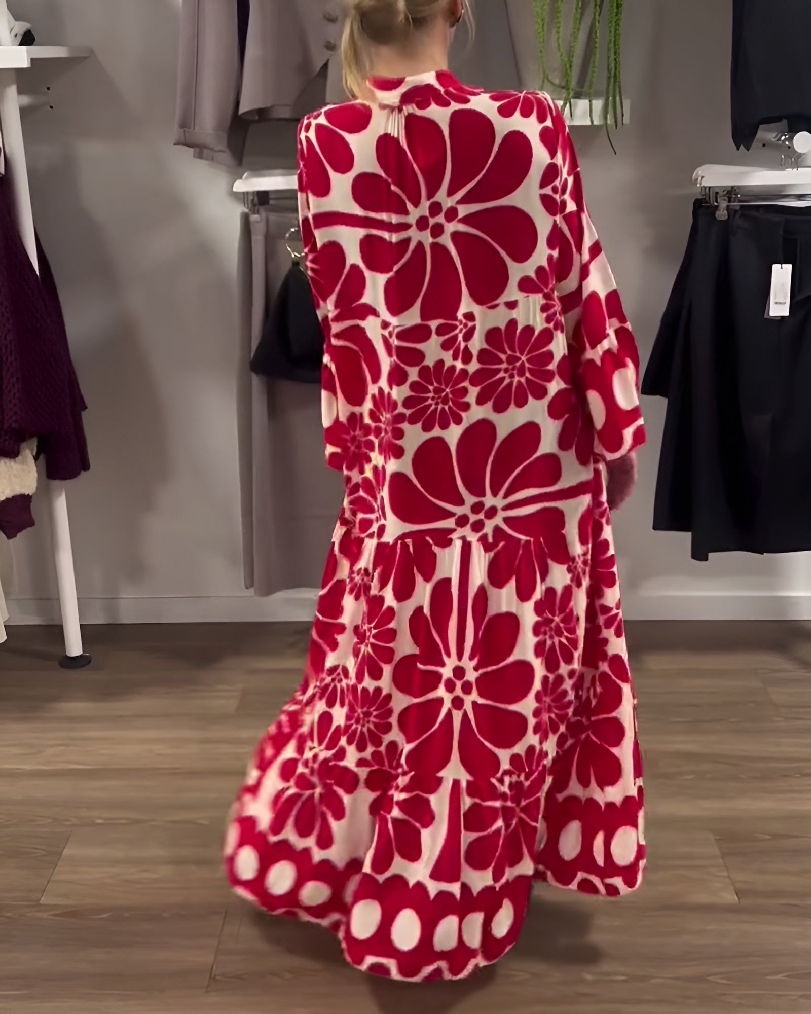 Marielle™ | Çiçekli Maxi Elbise