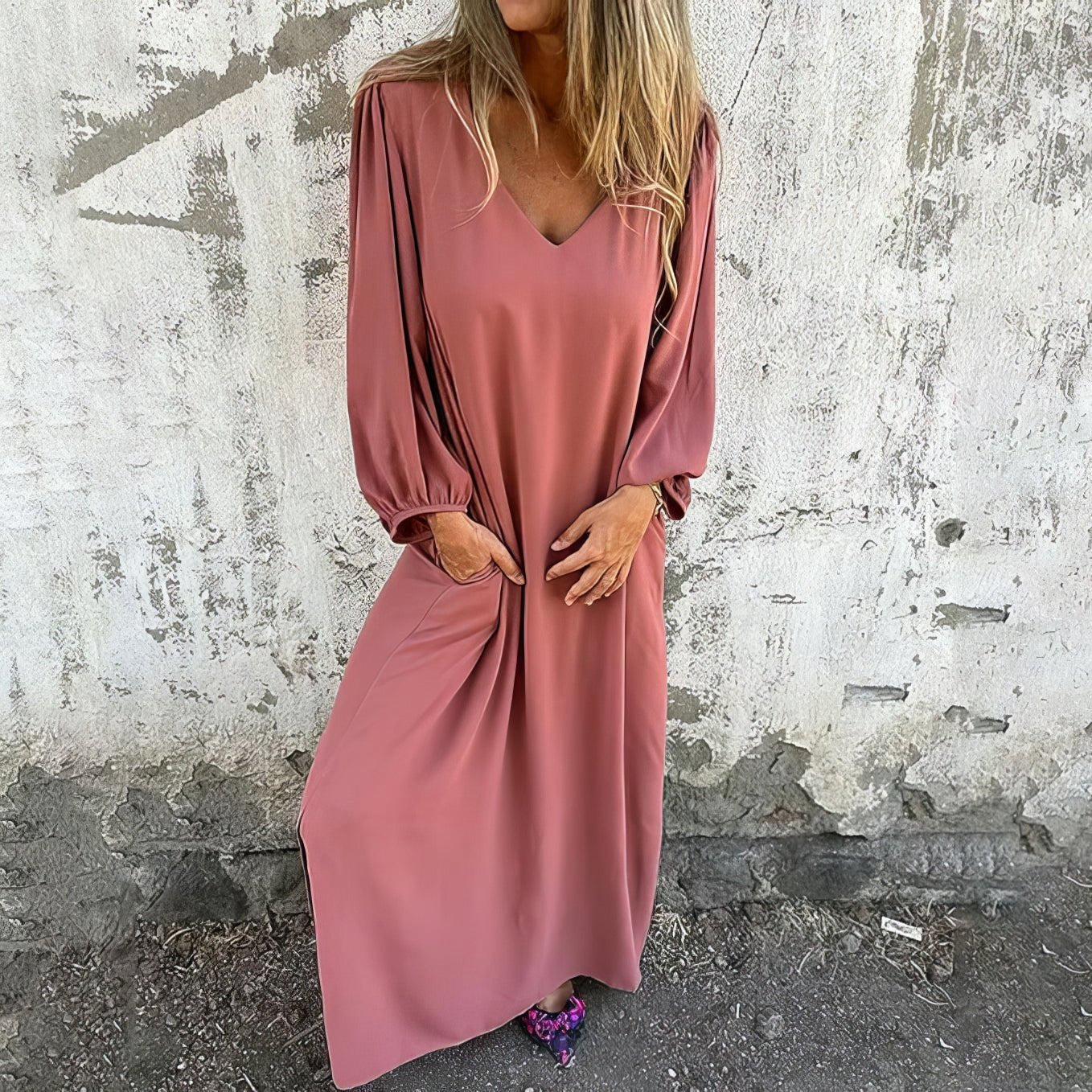 Lisana™ | Cepli Boho Uzun Elbise