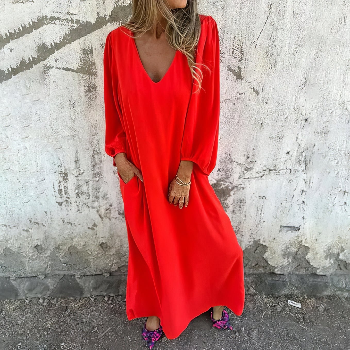 Lisana™ | Cepli Boho Uzun Elbise