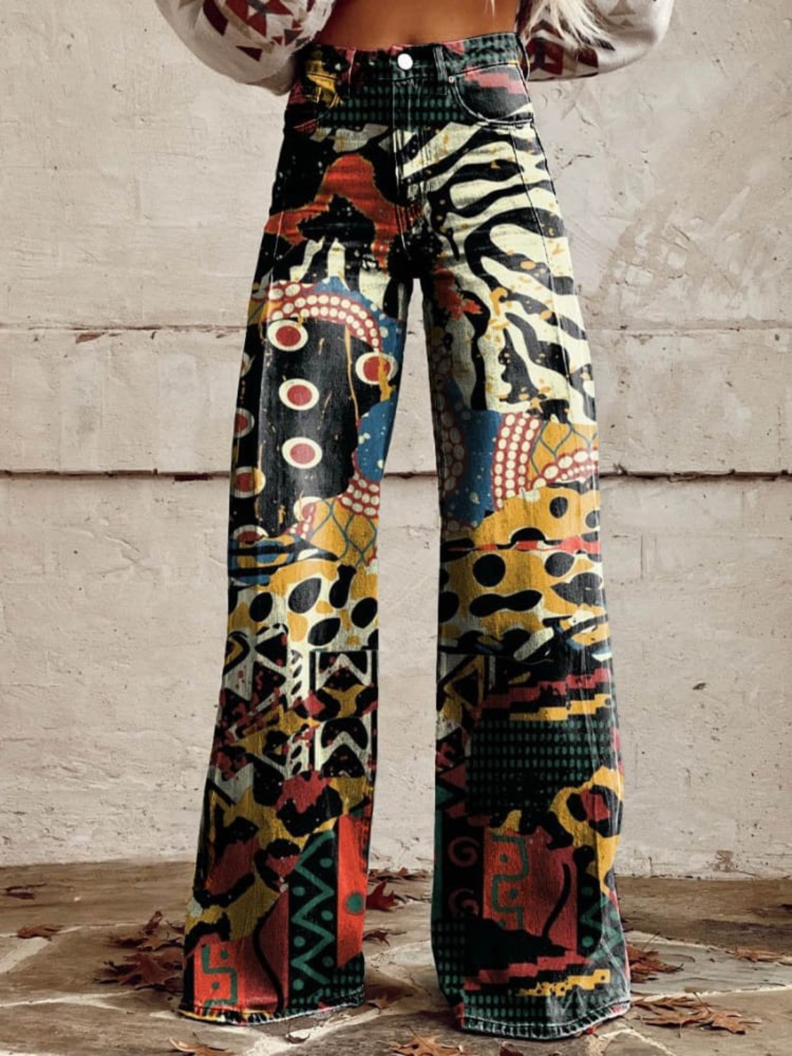 Sandra | Ekletik Sanat Geniş Paça Pantolon