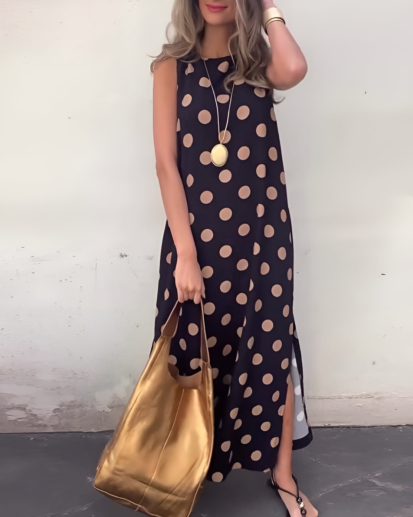 Roxane™ | Maxi puantiyeli elbise