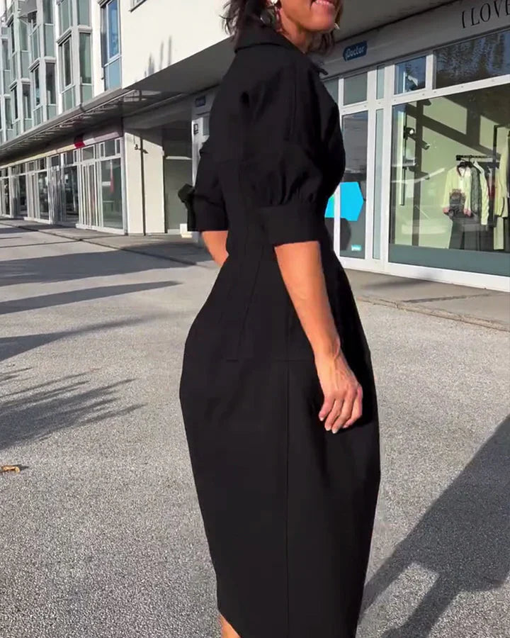 Karolin | Rahat Uzun Elbise