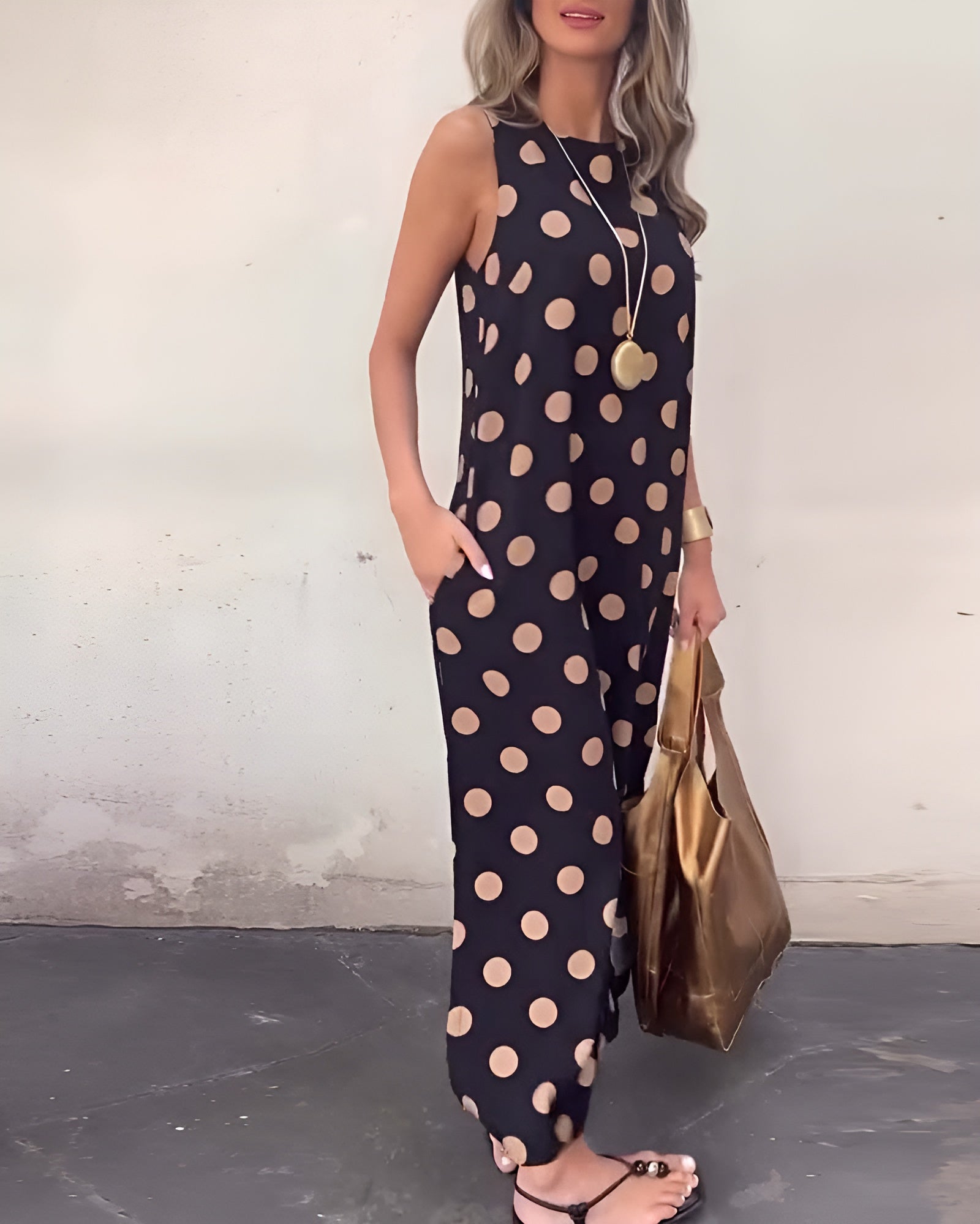 Roxane™ | Maxi puantiyeli elbise